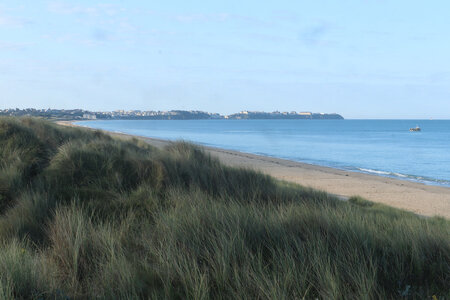 2023 09 15 De Coudeville-sur-Mer à Granville, IMG_5626 Granville et le cap Lihou depuis les dunes de Coudeville