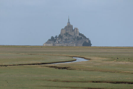 2023 09 19 De Saint-Quentin-sur-le-Homme au Mont-Saint-Michel, IMG_5917 Vue depuis la digue du polder de Saint-Avit